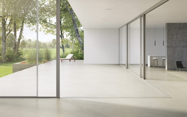 Glasschiebesystem für die Terrasse