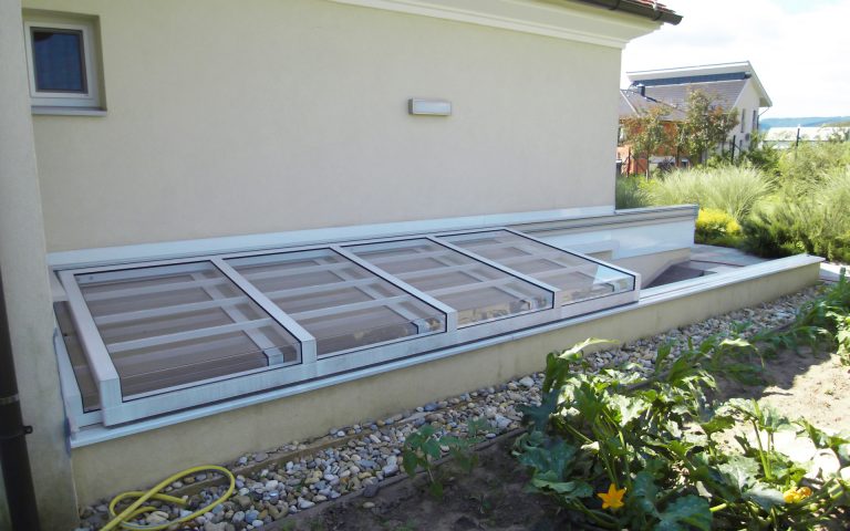 Überdachung für den Kellerabgang