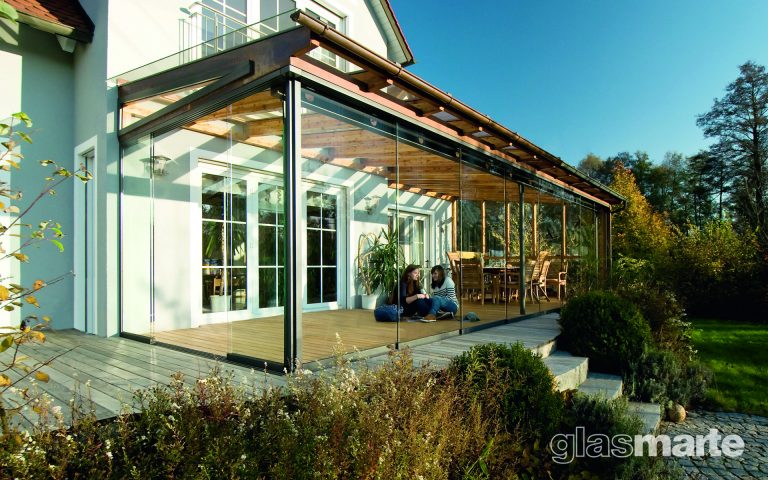 Bodentiefe Verglasungen im Wintergarten