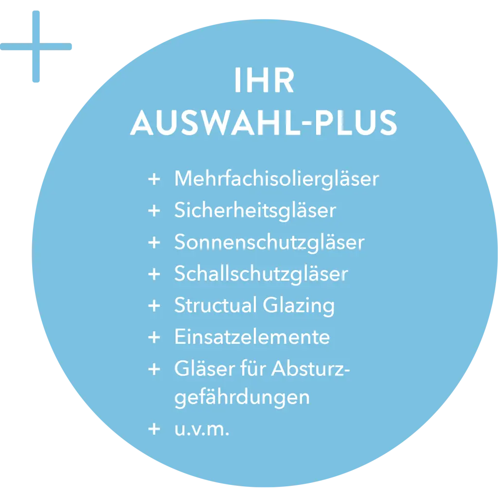 Sommer – Glasfassade, IHR AUSWAHL-PLUS: + Mehrfachisoliergläser, + Sicherheitsgläser, + Sonnenschutzgläser, + Schallschutzgläser, + Structual Glazing, + Einsatzelemente, + Gläser für Absturzgefährdungen, + u.v.m.